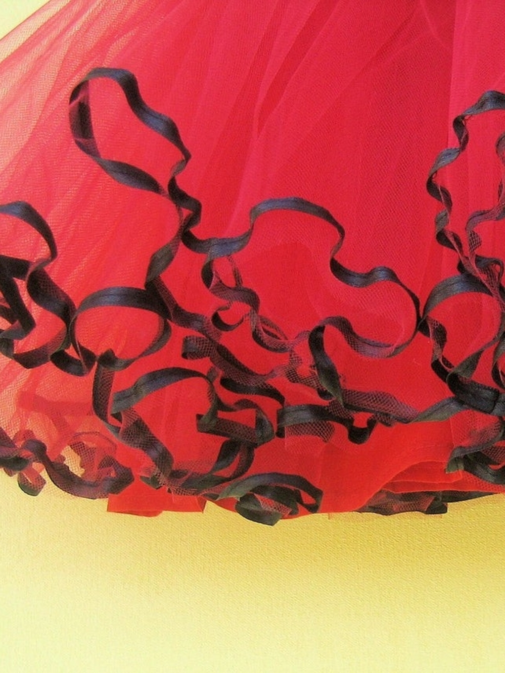 Minnie Mouse Girls Halloween Costume Red Tutu Dress Handmade Size 2/3T - Picture 5 of 5